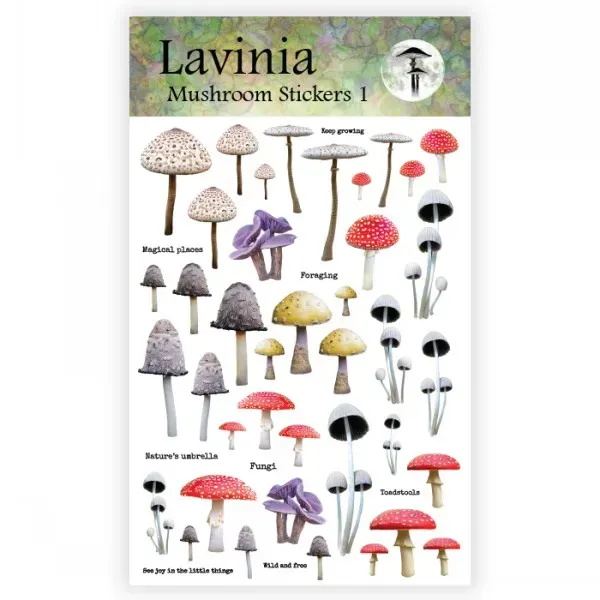 Lavinia Stamps Mushroom Stickers 1 Sticker Pilze