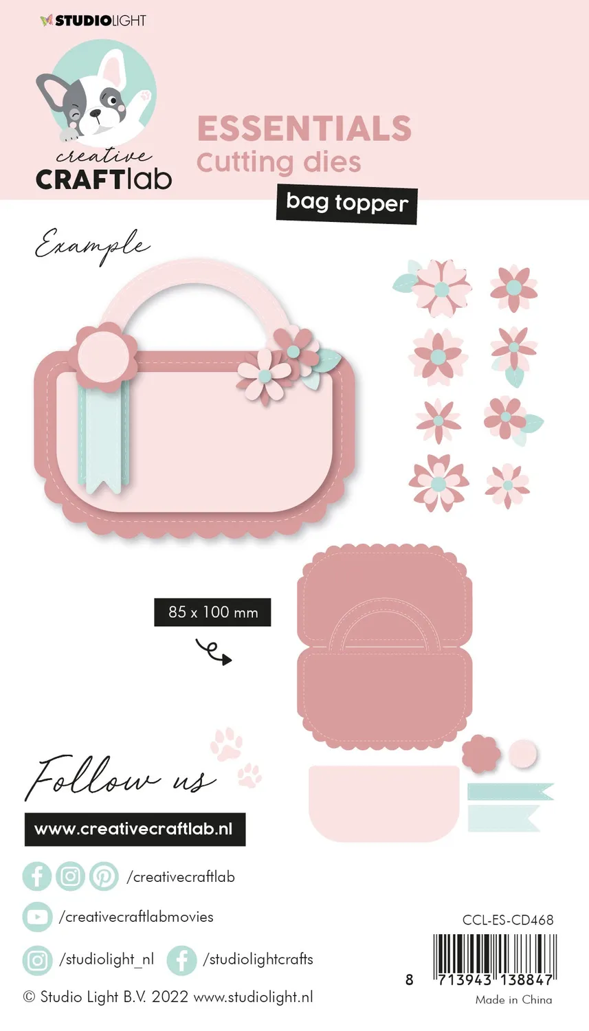 StudioLight Creative Craftlab Bag Topper Stanzschablone für Tüten