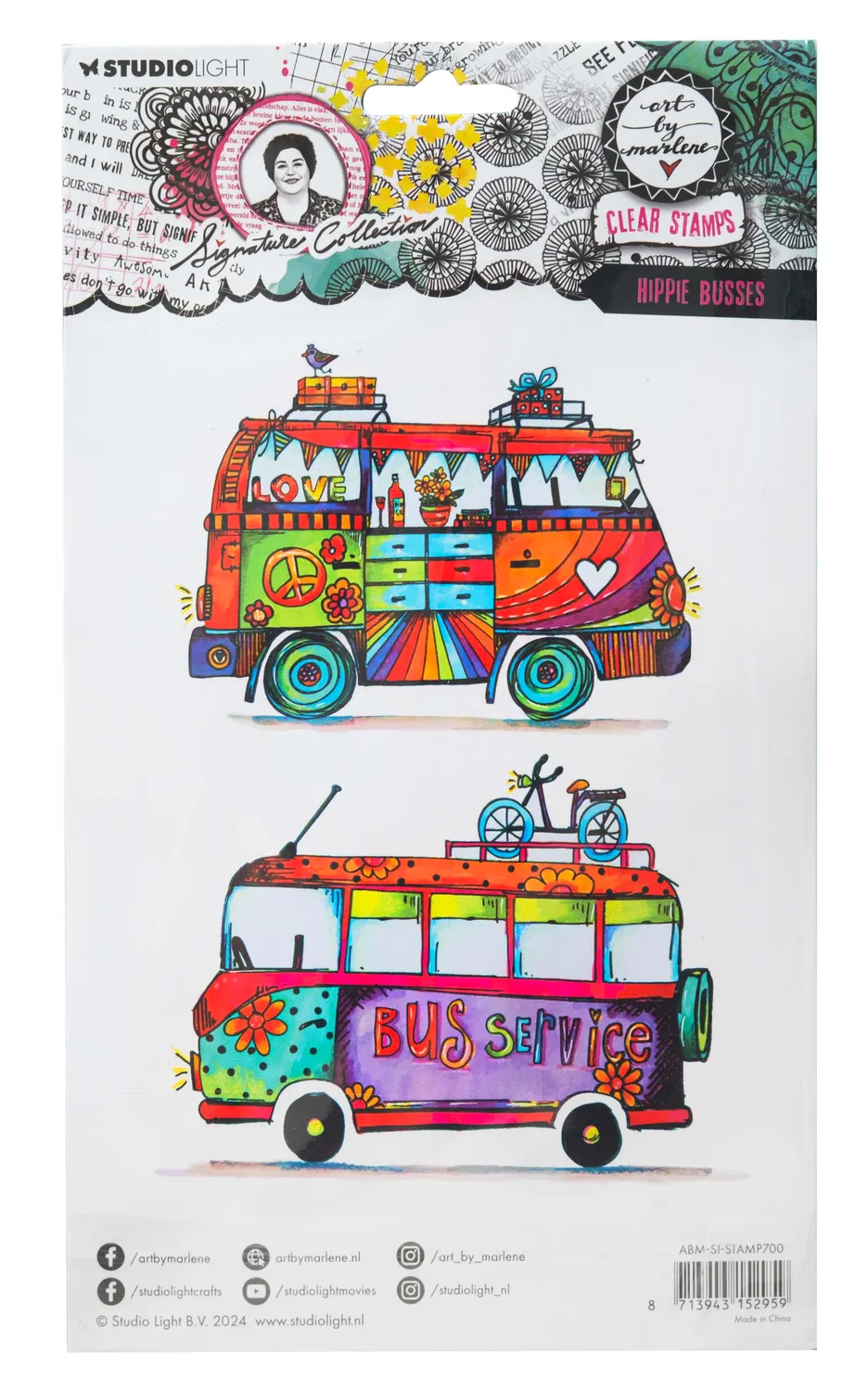 StudioLight Art by Marlene Signature Hippie Busses Stempel Busse