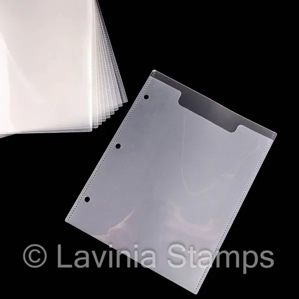 Lavinia Stamps Storage Binder Inserts Hüllen 10 Stück