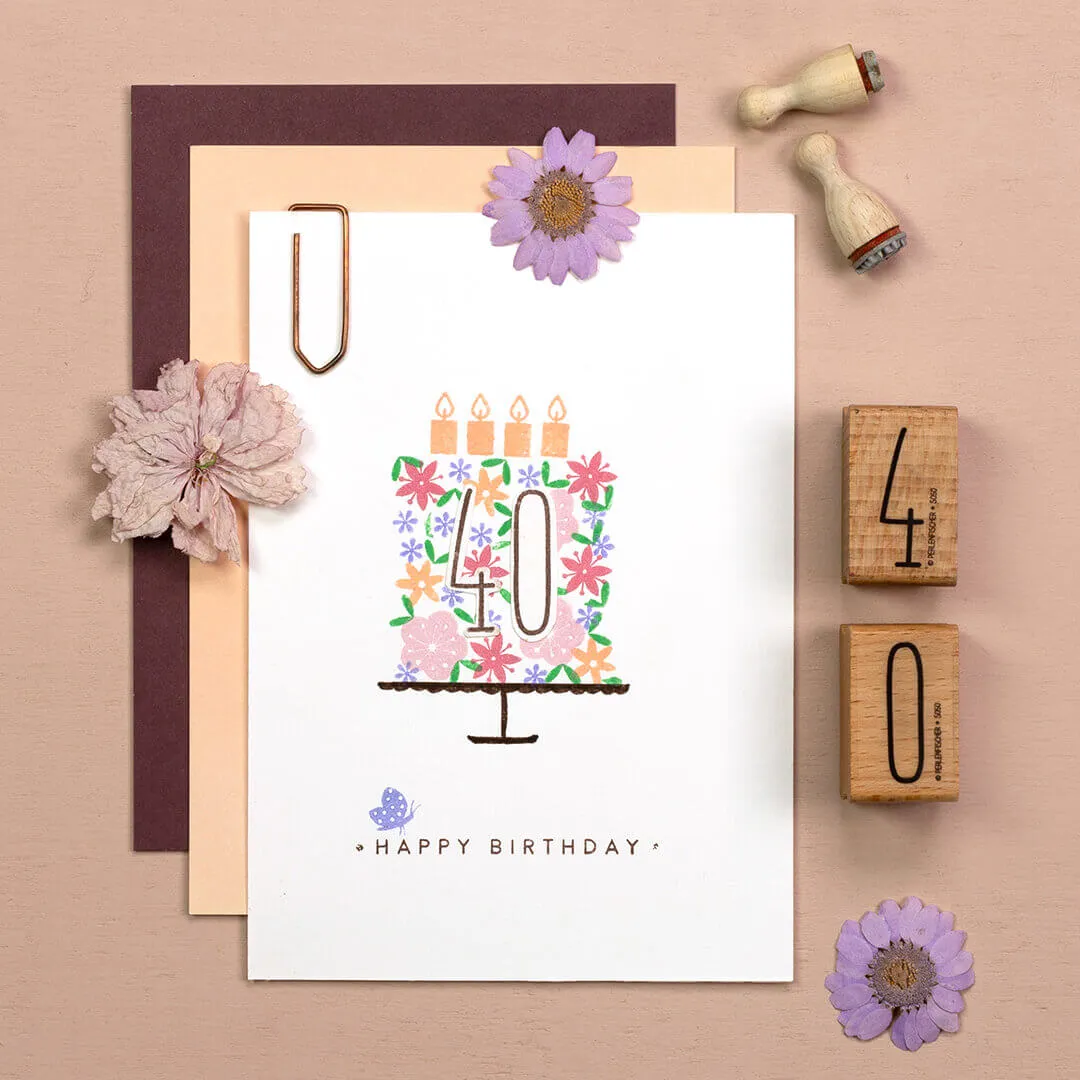 Perlenfischer Zahlen Stempelset 10 Stempel Advent