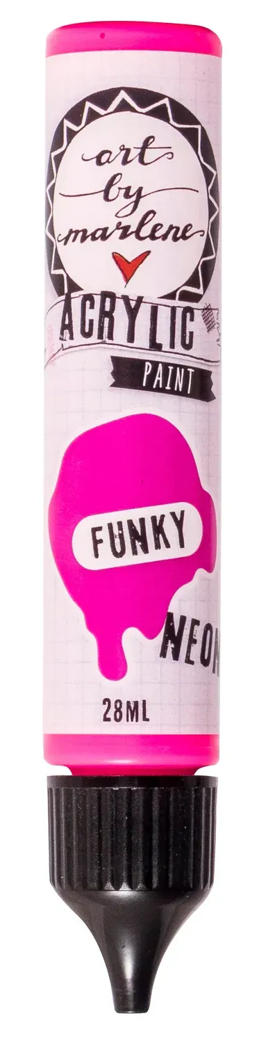 Art by Marlene Essentials Funky Neon Acrylfarbe 28 ml