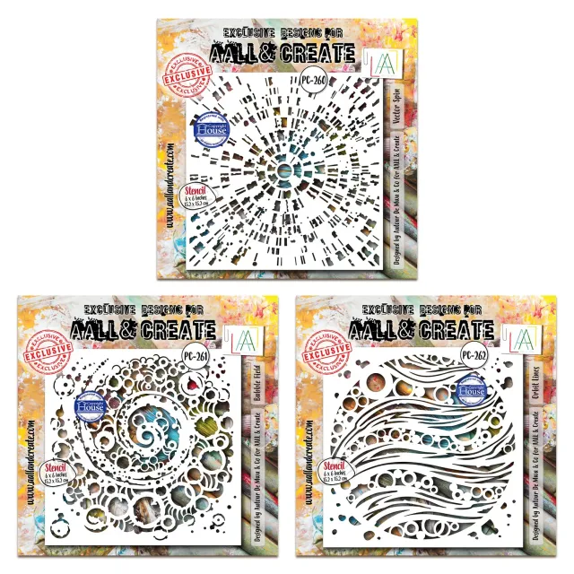 AALL and Create Energy in Orbit Schablonen Bundle 15cm