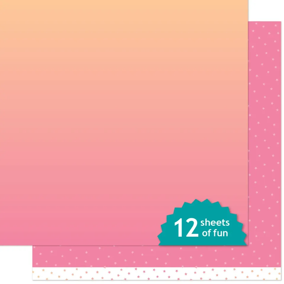 Lawn Fawn Gleeful Gradients Sunset Skies Papier 30x30