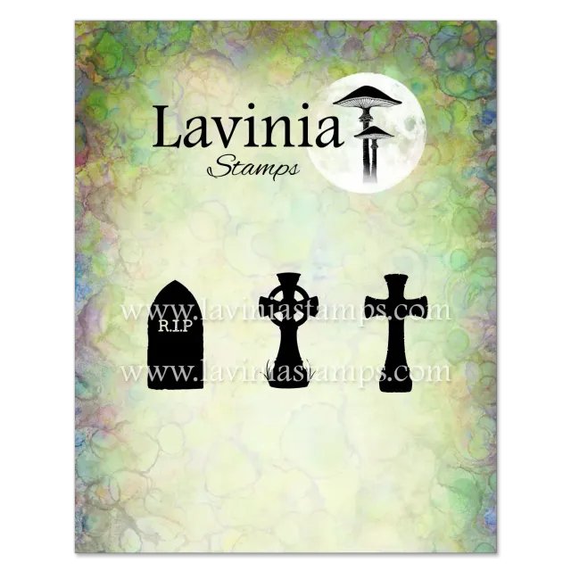 Lavinia Stamps Gravestones Stempel klar Halloween