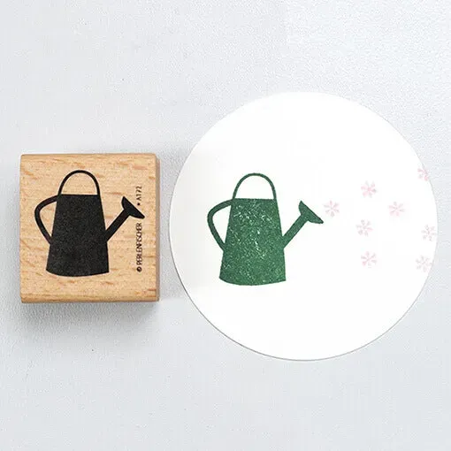 Perlenfischer Gießkanne Stempel 32x33 mm Garten
