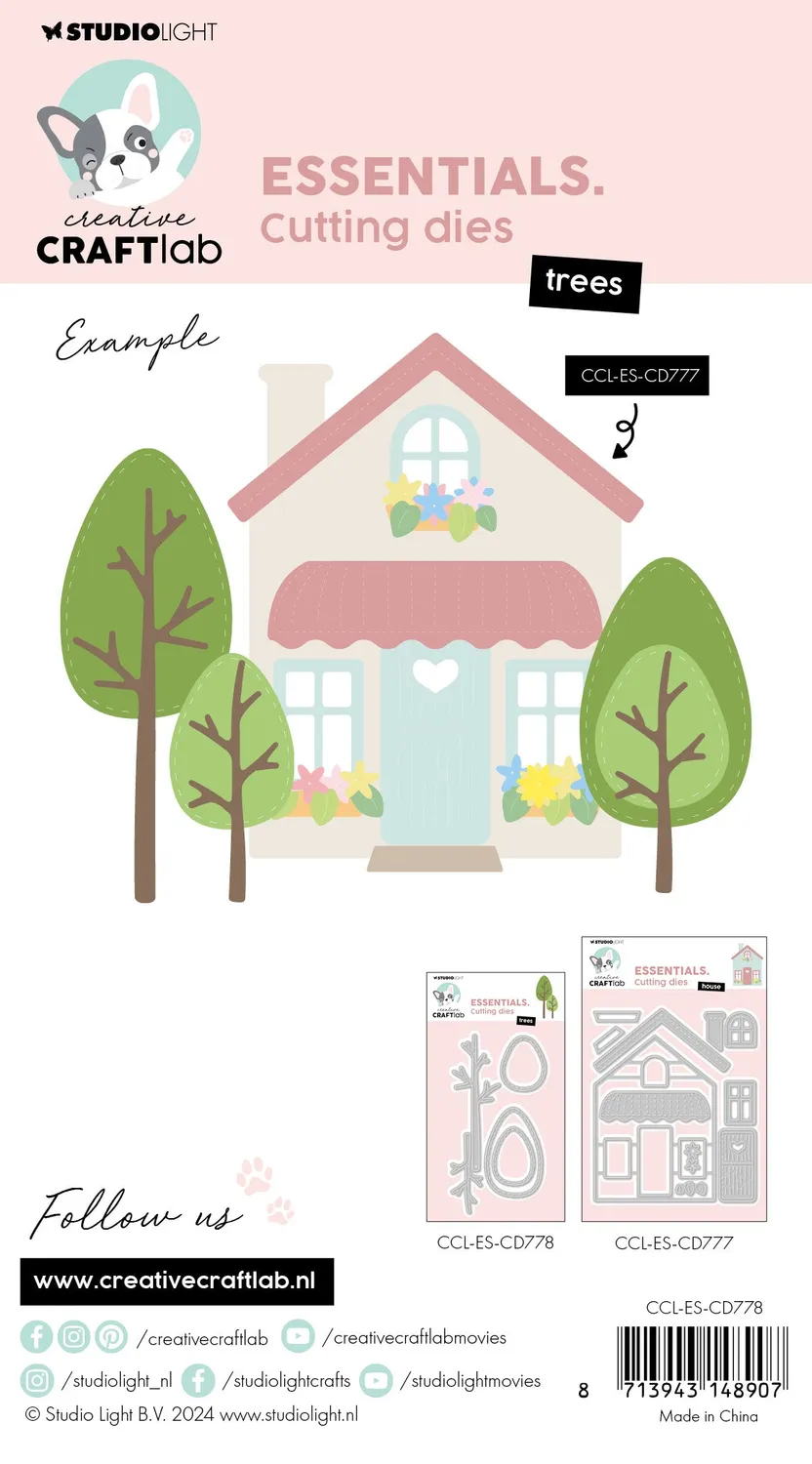 StudioLight Creative Craftlab Trees Stanzschablone Bäume-Set