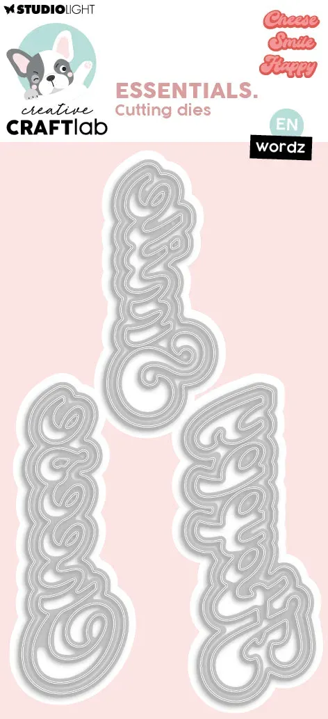 StudioLight Creative Craftlab Wordz Christmas Stanzschablone Schriftzug