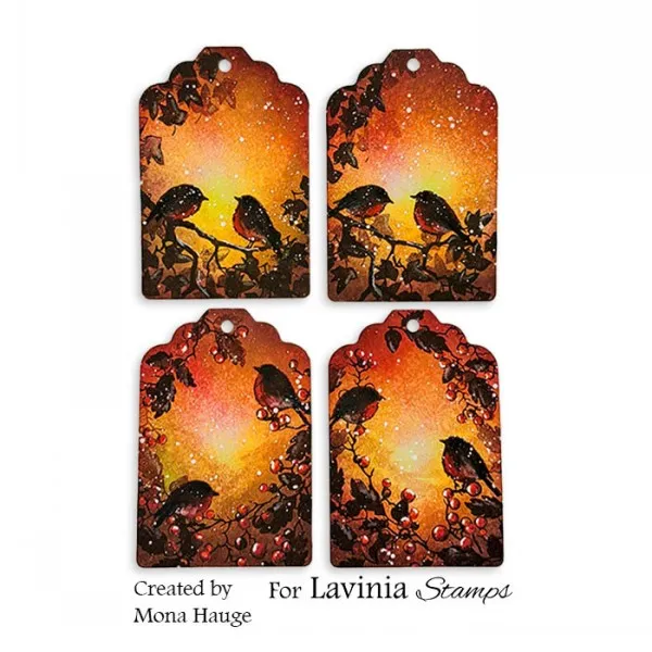 Lavinia-Stamps Small Robins Stempel Photopolymer