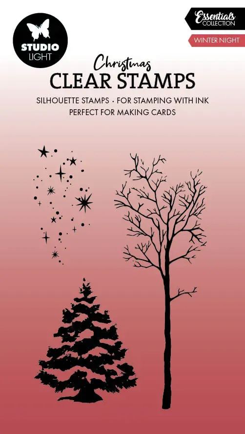 StudioLight Essentials Winter Night Clear Stamp Winternacht