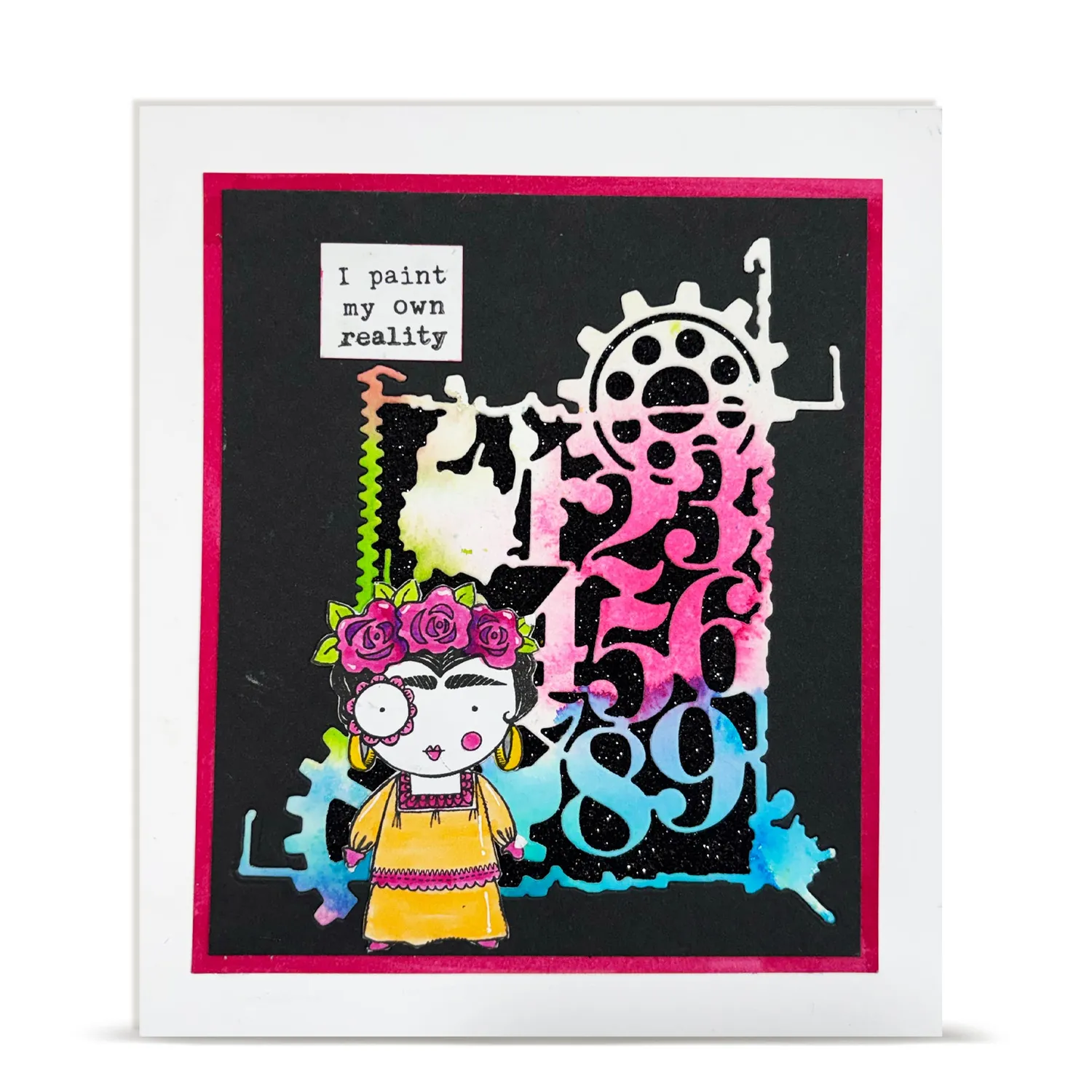 AALL and Create DI-21 Number Crunching Stanzschablone 10,4x12,4 cm