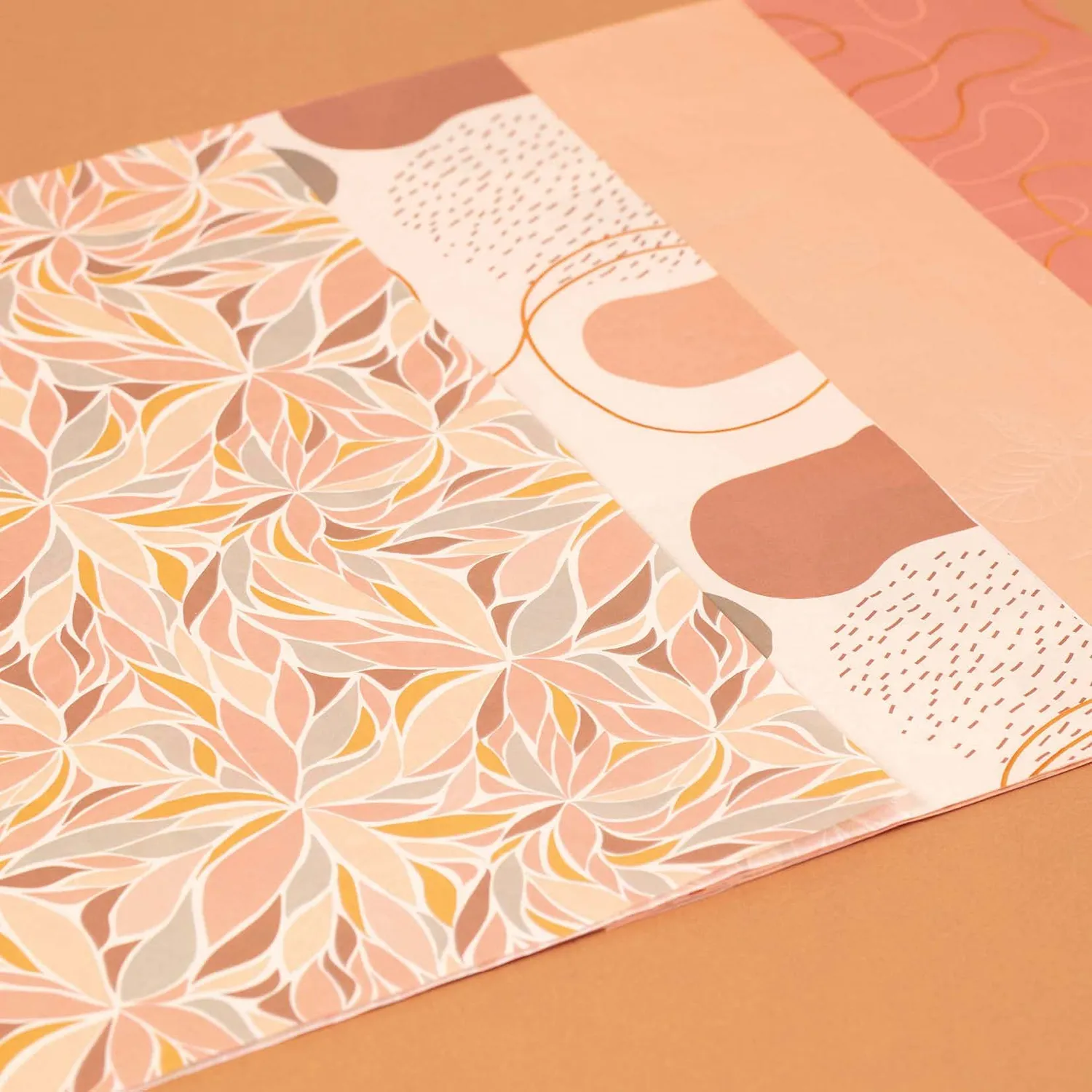 décopatch TD843C Papier Lineart 4 Bögen 30x40 Metallic