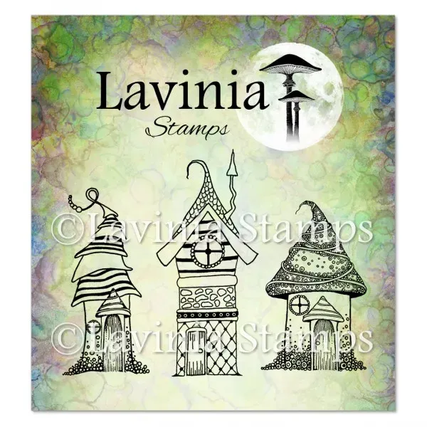 Lavinia-Stamps Zen Houses Stempel Photopolymer handgezeichnet
