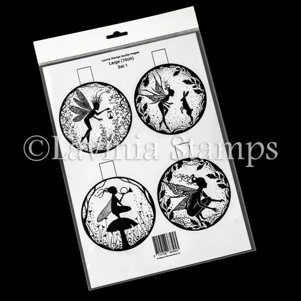 Lavinia-Stamps Bauble Inserts 10 cm Papierrohling rund