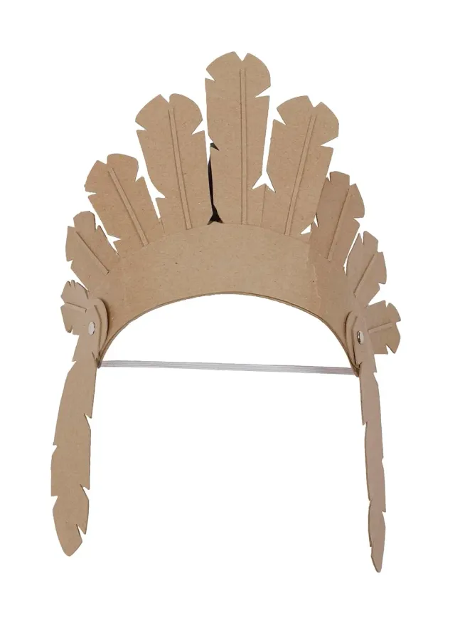 Décopatch Indianer-Kopfschmuck Maske 1 Stück