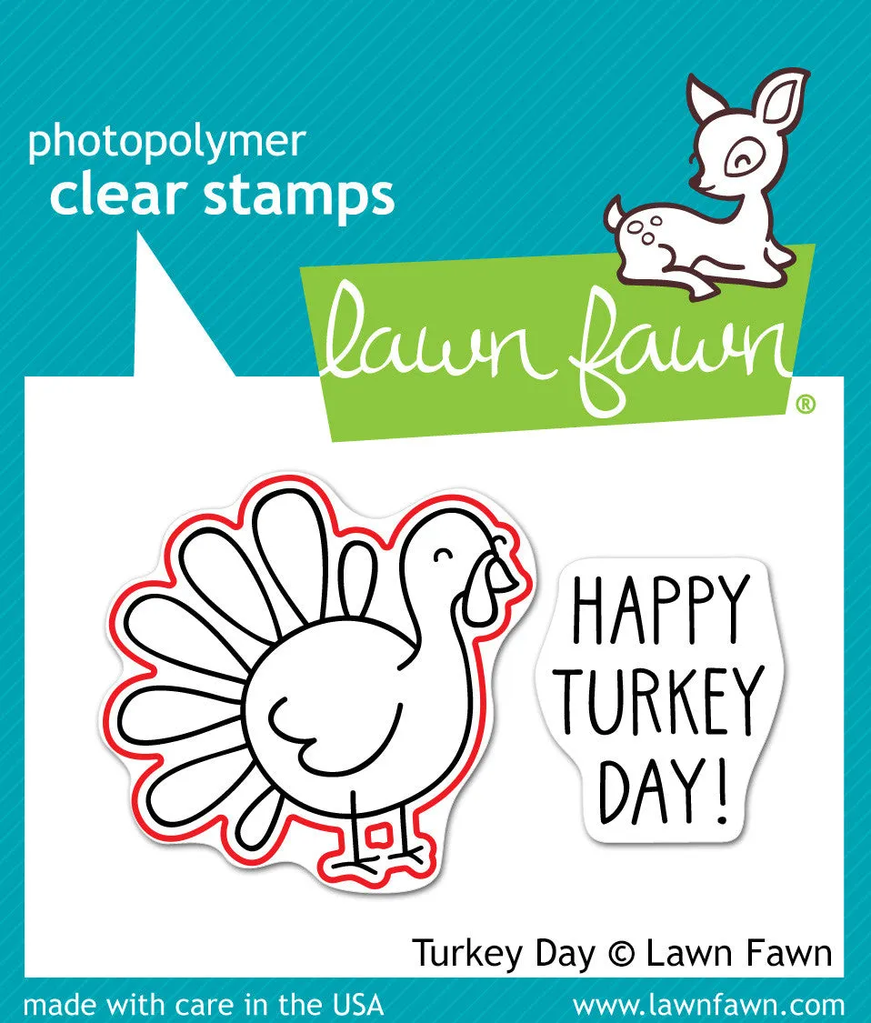 Lawn Fawn Turkey Day LF968 Stanzschablonen Truthahn