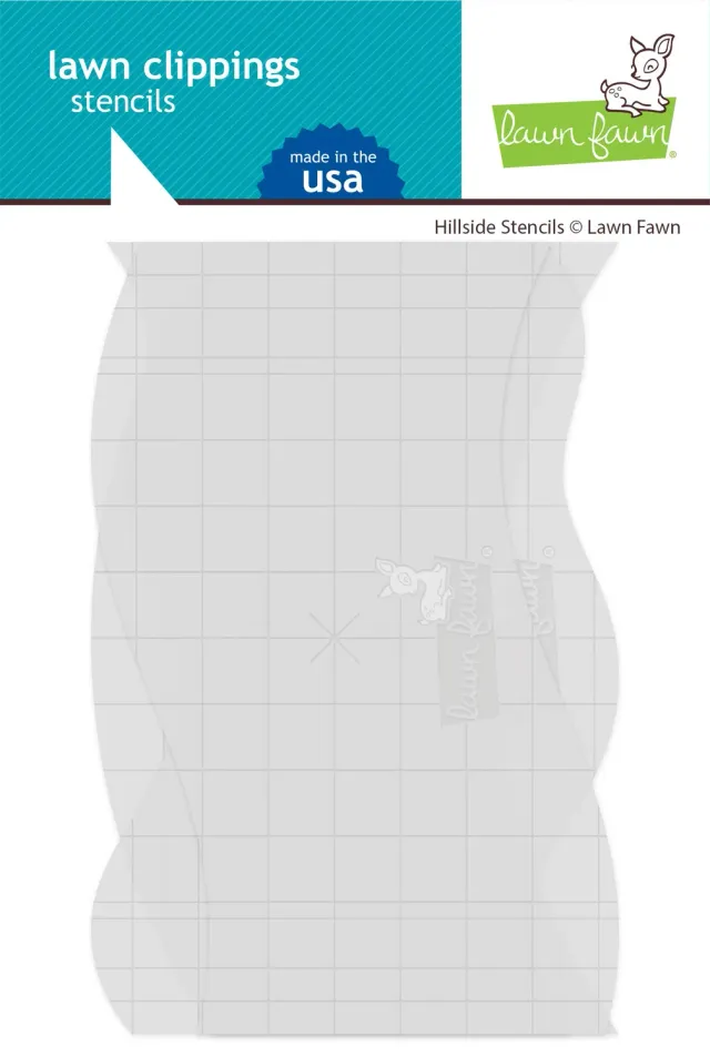 Lawn Fawn Hillside LF2247 Schablonen 3er