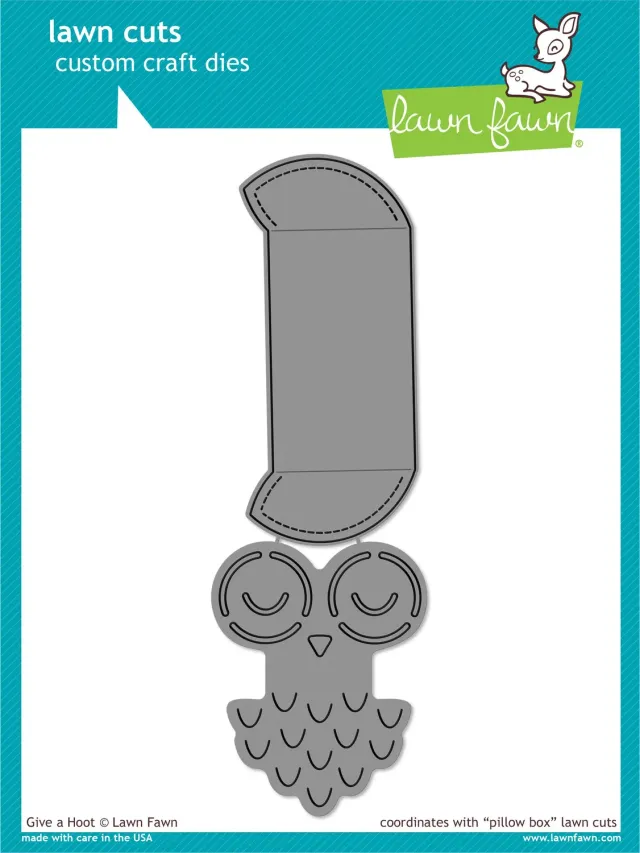 Lawn Fawn Give a Hoot LF987 Stanzschablonen Eule