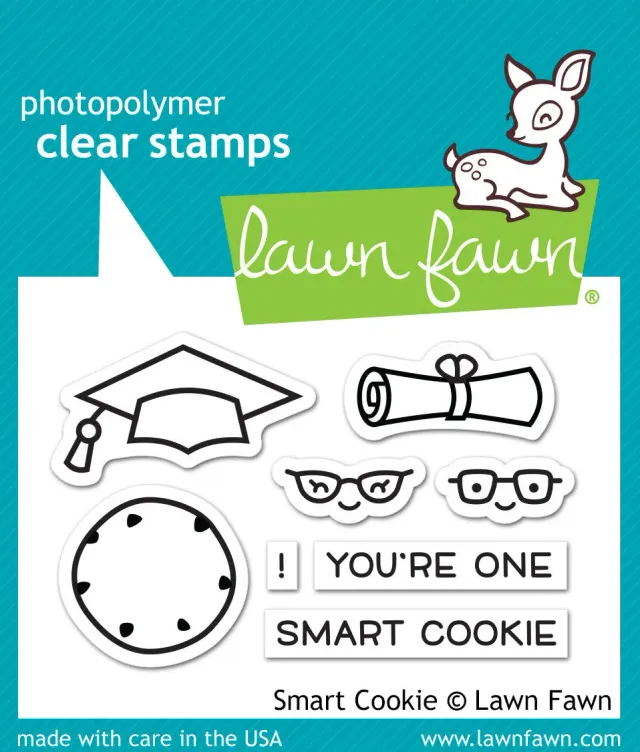 Lawn Fawn Smart Cookie Clear Stamps Keks Abschluss