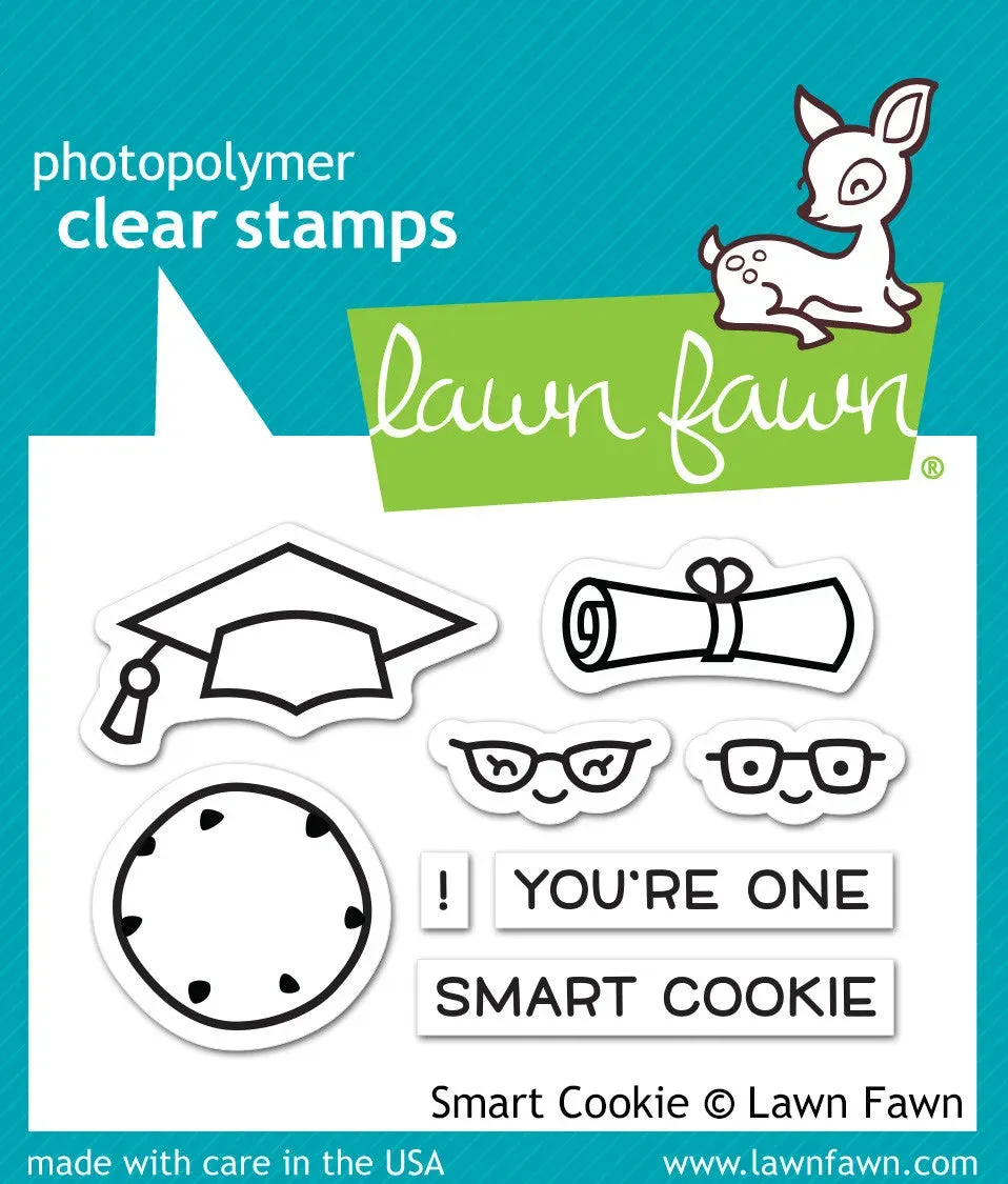 Lawn Fawn Smart Cookie Clear Stamps Keks Abschluss