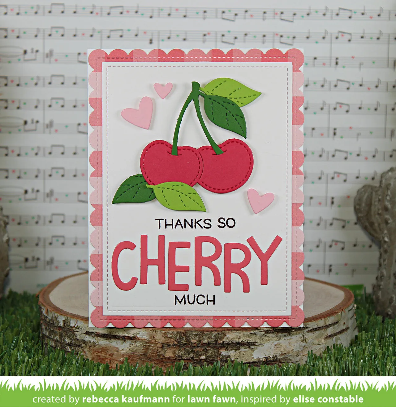 Lawn Fawn LF3179 Lawn Cuts Stanze Cheery Cherries Kirsche