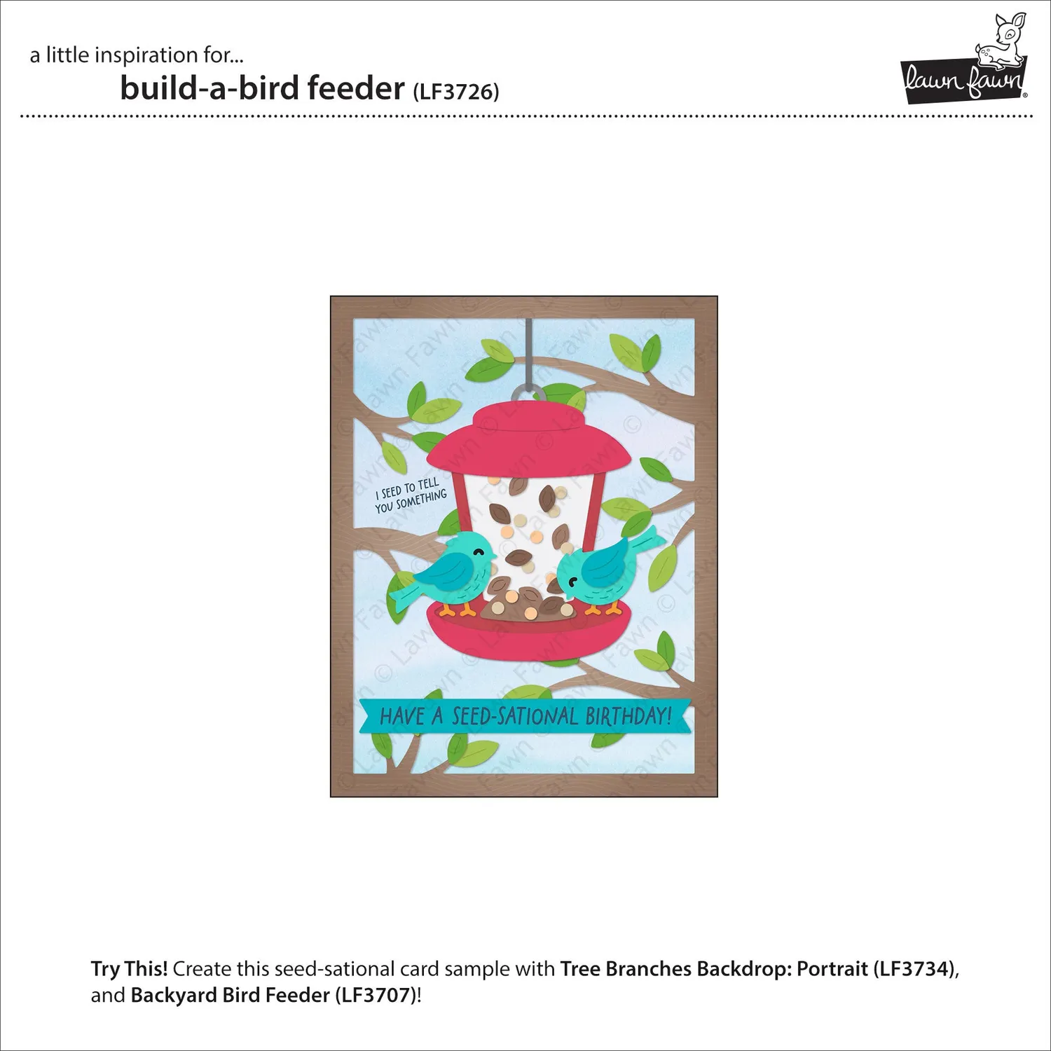 Lawn Fawn Build-A-Bird Feeder Stanzen Futterhaus