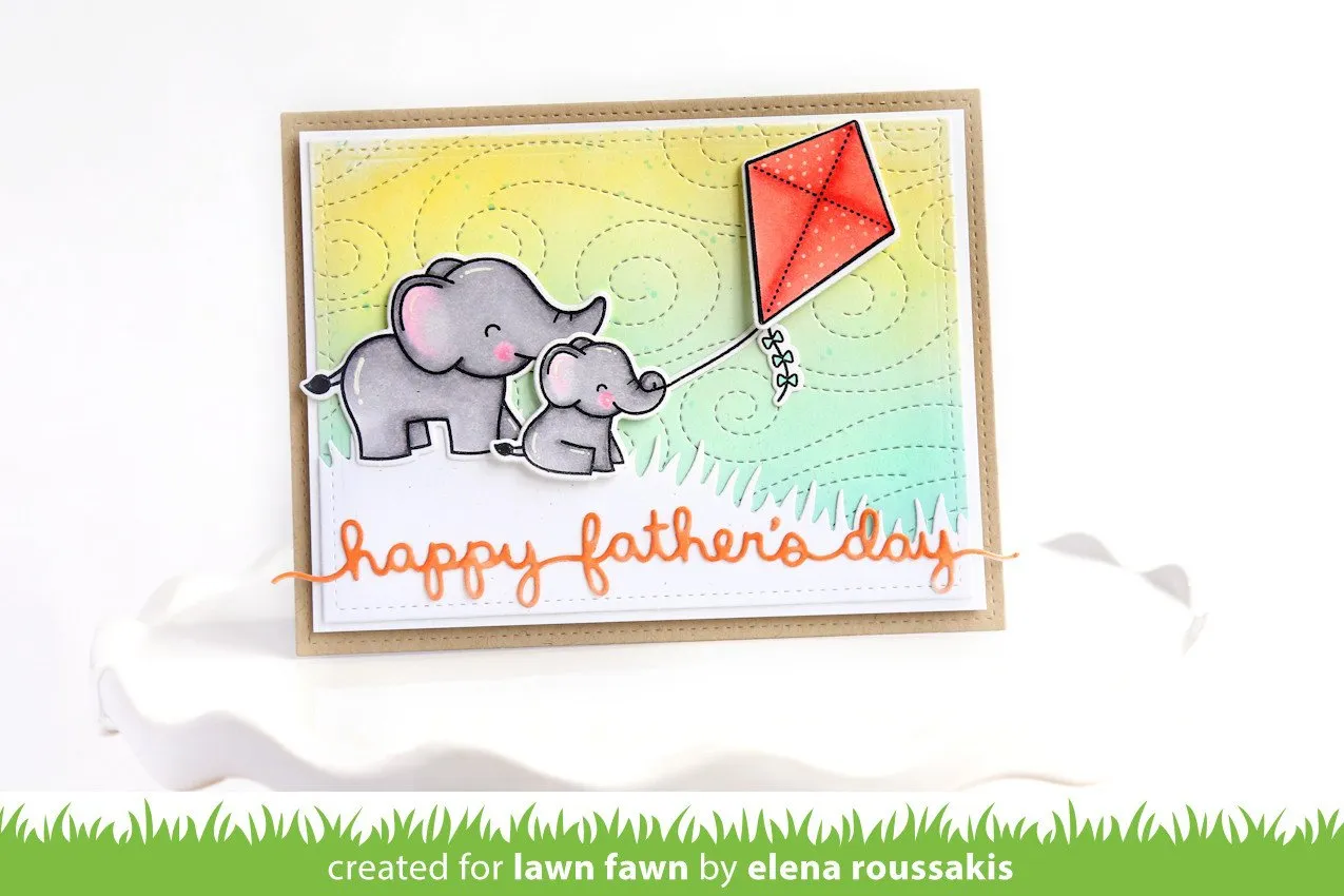 Lawn Fawn Tiny Tag Sayings Birthday Stempelset englisch