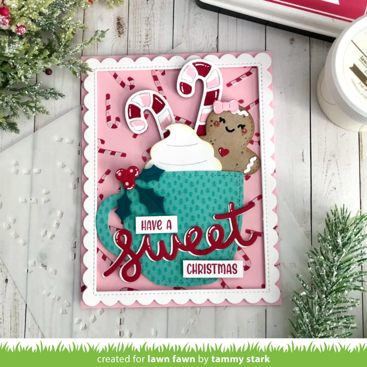 Lawn Fawn Cute Candy Canes Stanzen 8-teilig Weihnachten