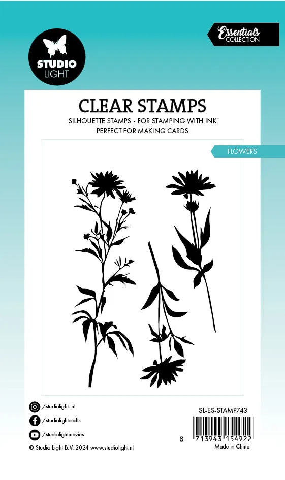 StudioLight Essentials Flowers Klarsichtstempel Blumen