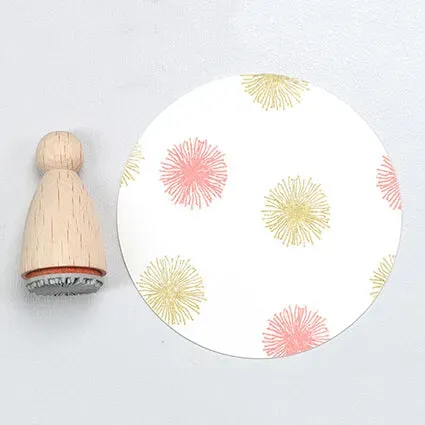 Perlenfischer Seeanemone Klein Stempel 19x18 mm