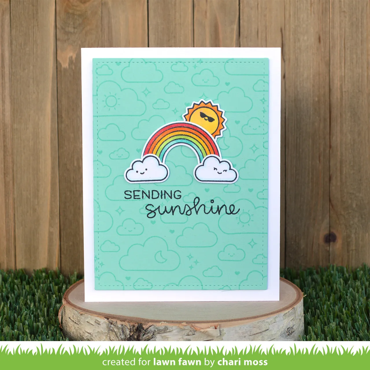 Lawn Fawn All the Clouds LF2331 Stempelset Himmel