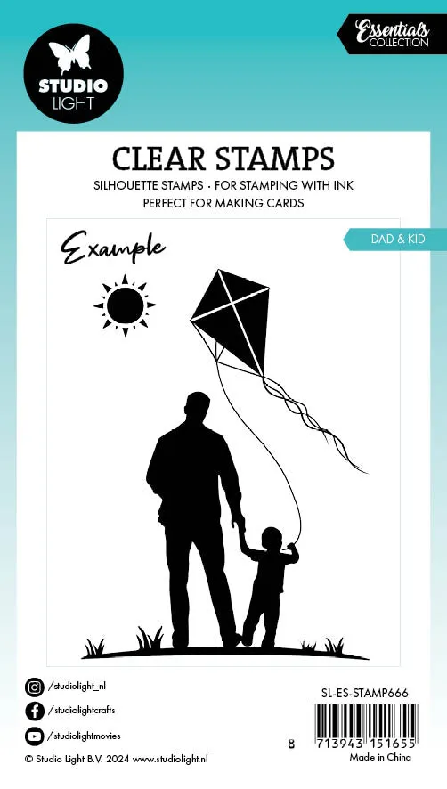 StudioLight Essentials Dad & Kid Stempel 62x93 mm Vater