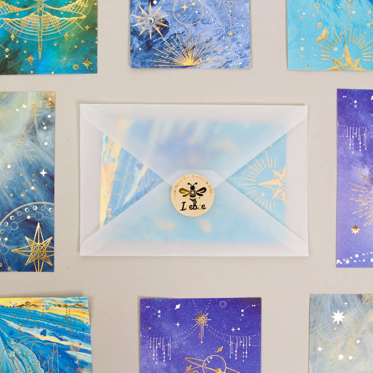 Ieebee Daybreak Star Materialpapier 15-teilig Scrapbooking