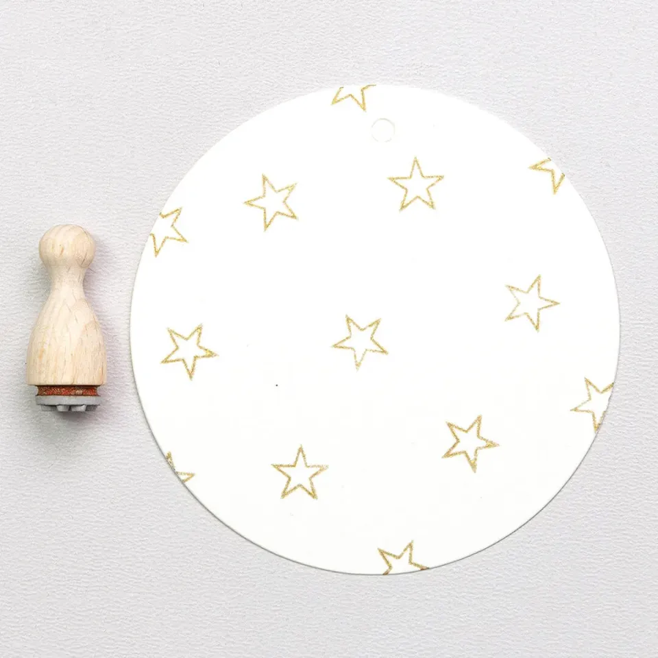 Perlenfischer Stern outline mini Stempel 8x8 mm