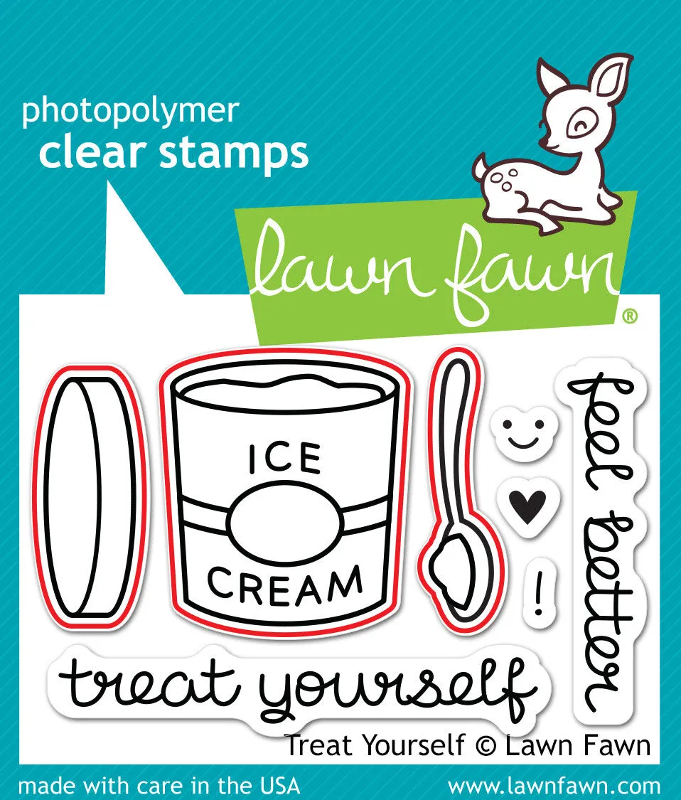 Lawn Fawn Treat Yourself Lawn Cuts Stanzschablonen Eisbecher