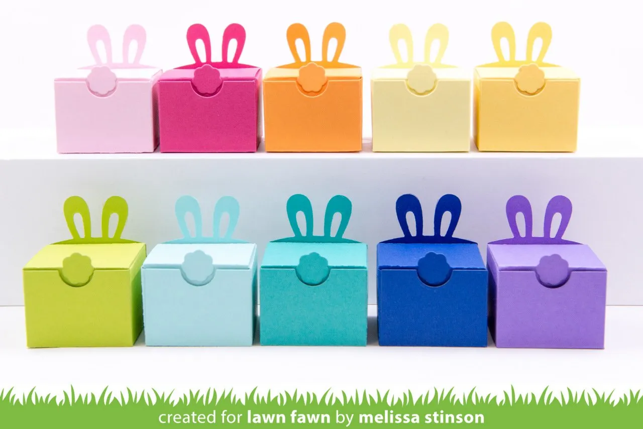 Lawn Fawn Lawn Cuts Tiny Gift Box Bunny Add-On Stanzschablone Hase