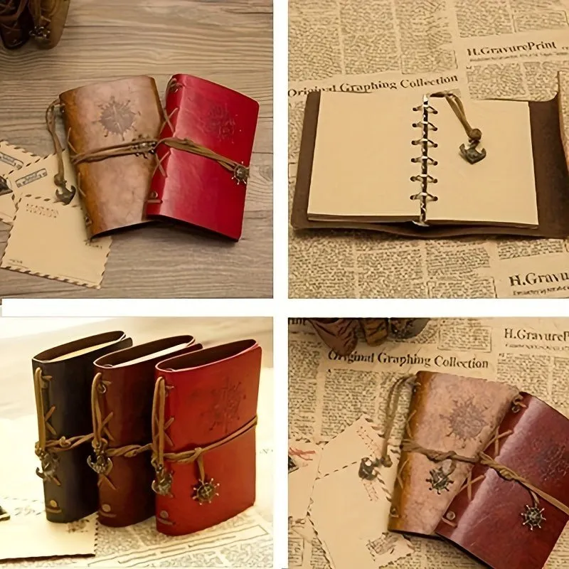 Ieebee Navigator Notizbuch Ringbuch braun blanko