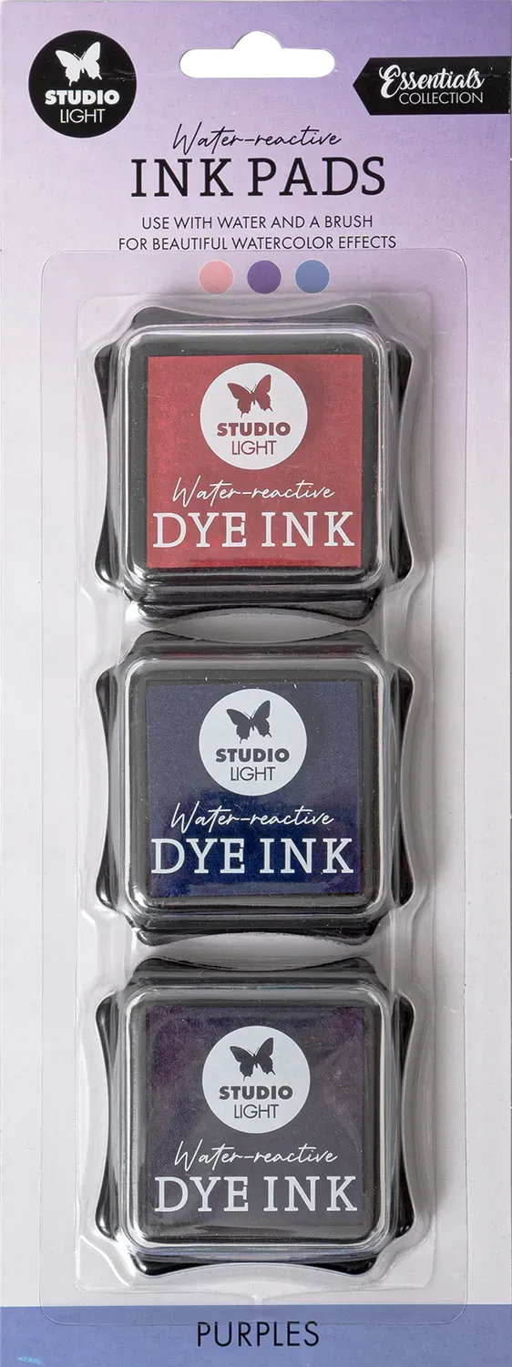 StudioLight Essentials Stempelkissen wasserreaktiv Purples 3er