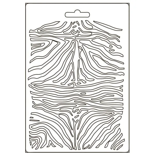 Stamperia Savana Silikonform A5 Zebra Fellmuster