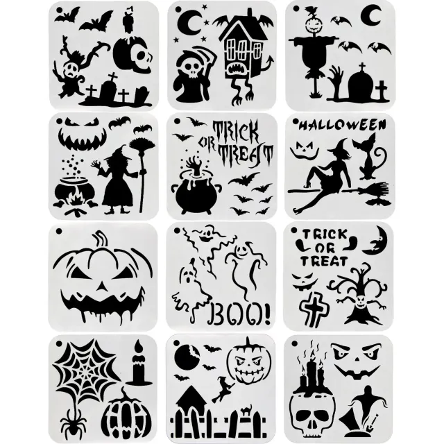 Ieebee Witch Series Zeichenschablone Kürbis Halloween