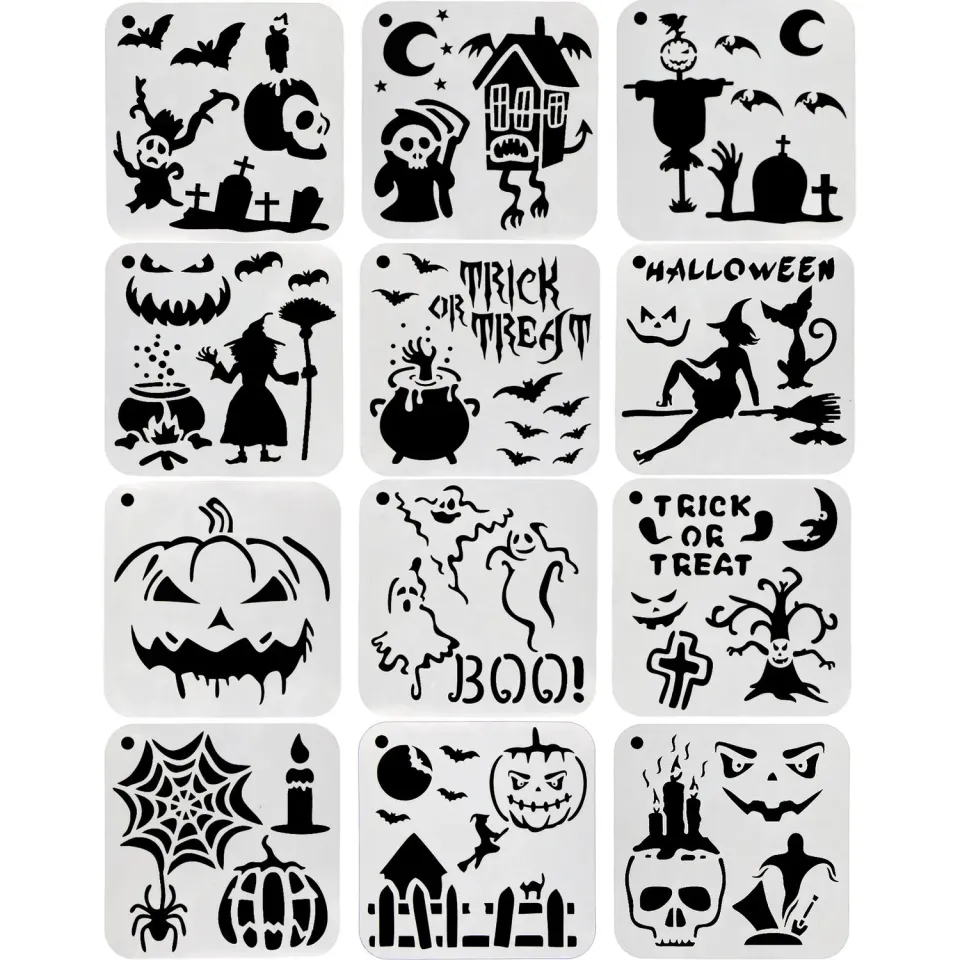 Ieebee Witch Series Zeichenschablone Kürbis Halloween