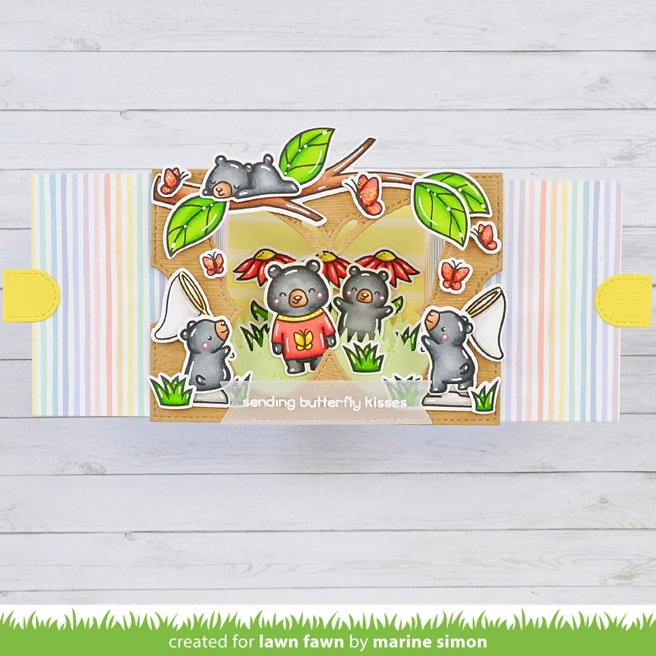 Lawn Fawn Ta-Da Diorama Butterfly Stanzschablonen