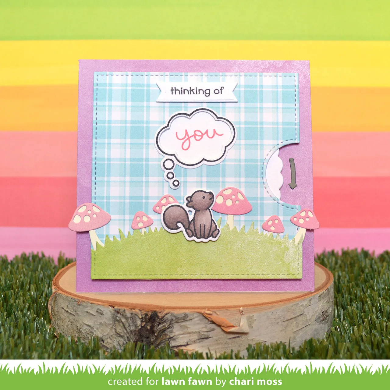 Lawn Fawn Reveal Wheel Thought Bubble Stanze Add-On