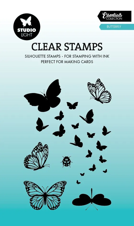 StudioLight Essentials Butterfly Clear Stempel