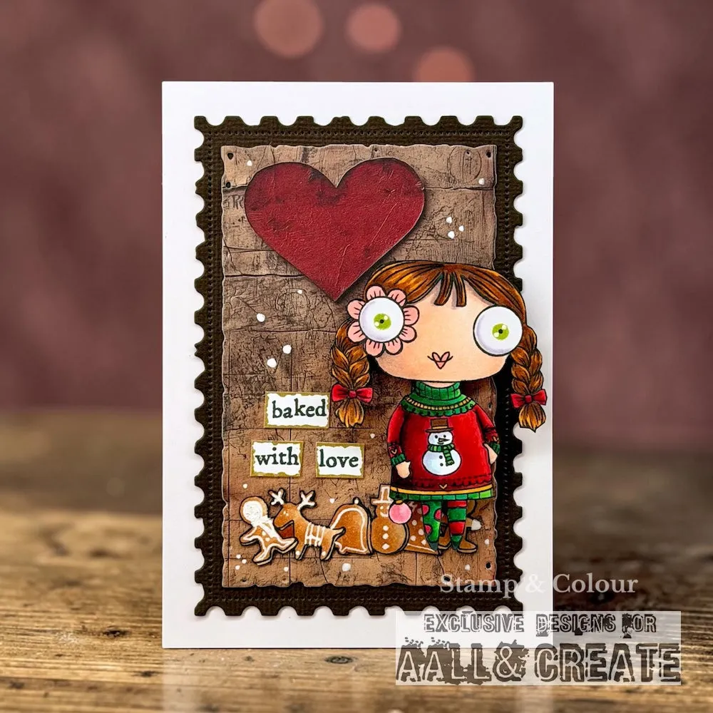 AALL and Create TP-1384 Frost It Stempelset A7 Winter