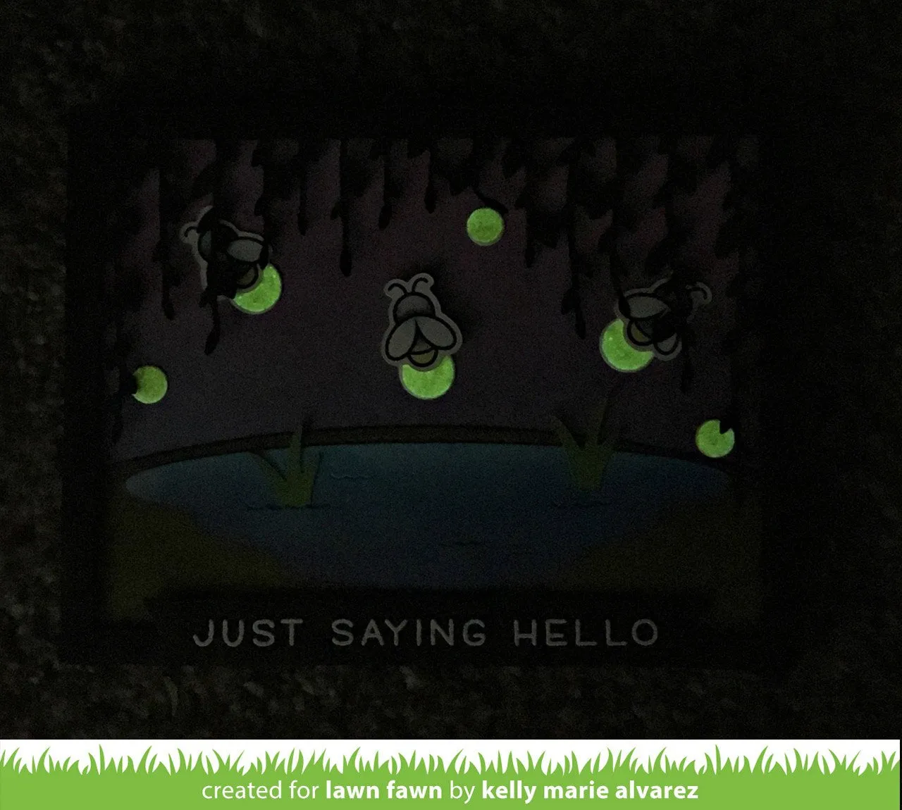 Lawn Fawn Little Fireflies Clear Stamps Glühwürmchen Mini