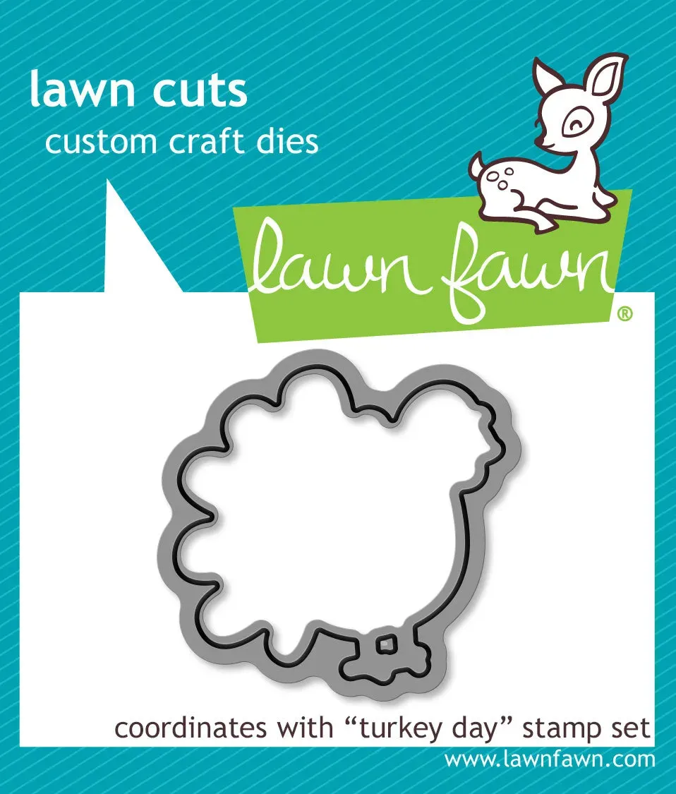 Lawn Fawn Turkey Day LF968 Stanzschablonen Truthahn
