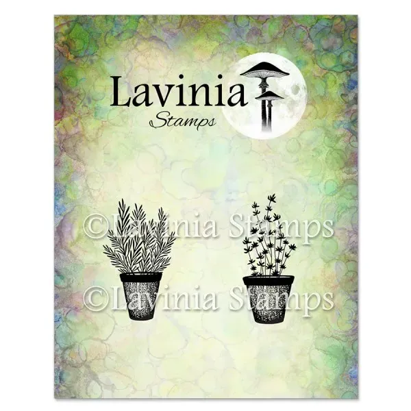 Lavinia-Stamps Rosemary & Thyme Pots Stempel Kräutertöpfe