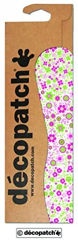 décopatch 571 Papier 20 Blätter rosa-grün Blumen