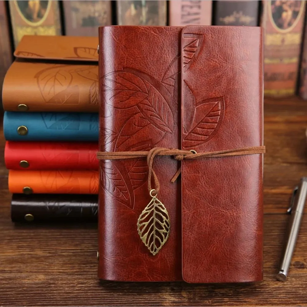 Ieebee Leaf Memories Notizbuch PU-Leder Blanko